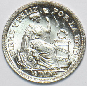 Peru 1916 1/2 Dinero Lamaa animal 490426 combine shipping