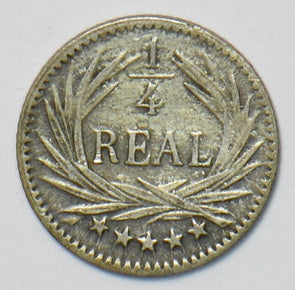 Guatemala 1895 1/4 Real 194068 combine shipping