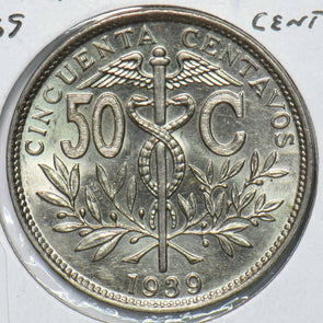 Bolivia 1939 50 Centavos 295760 combine shipping