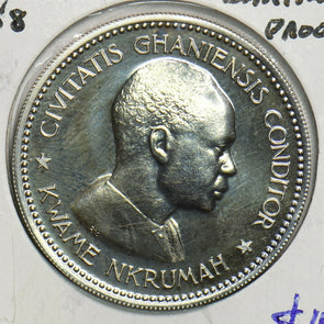 Ghana 1958 2 Shillings Proof 491479 combine shipping