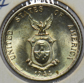 Philippines 1944 D 20 Centavos Eagle animal UNC 294951 combine shipping