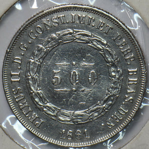 Brazil 1861 500 Reis 150697 combine shipping