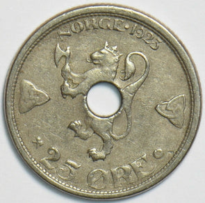 Norway 1923 25 Ore 152874 combine shipping