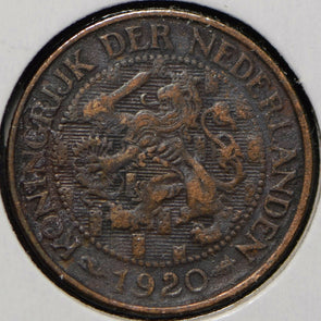 Netherlands 1920 Cent Lion animal  150088 combine shipping