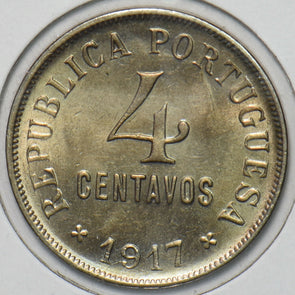 Portugal 1917 4 Centavos 491229 combine shipping