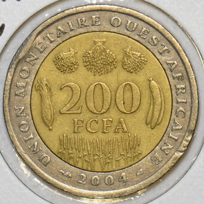 West African States 2004 200 Francs FCFA 903862 combine shipping