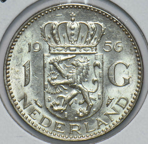 Netherlands 1956 Gulden Lion animal 292434 combine shipping