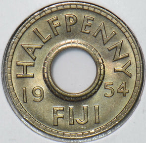 Fiji 1954 1/2 Penny 194612 combine shipping
