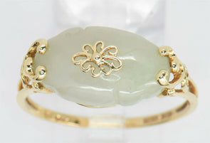 14k Gold Jade Ring RG0060