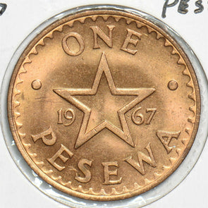 Ghana 1967 Pesewa 298419 combine shipping