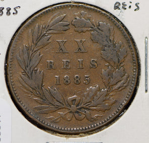 Portugal 1885 20 Reis  150311 combine shipping
