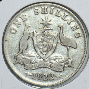 Australia 1922 Shilling Ram 198882 combine shipping