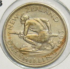 New Zealand 1963 Shilling 0 904365 combine shipping