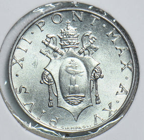 Vatican 1953 2 Lire 241054 combine shipping