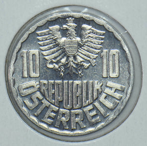 Austria 1965 10 Groschen Eagles animal 191570 combine shipping