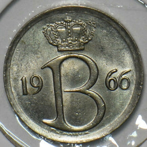 Belgium 1966 25 Centimes 152000 combine shipping