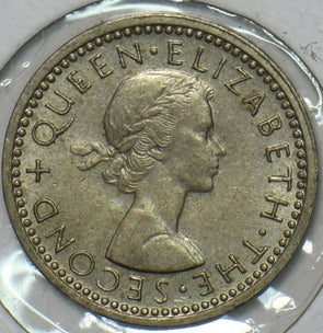 New Zealand 1962 3 Pence 152403 combine shipping