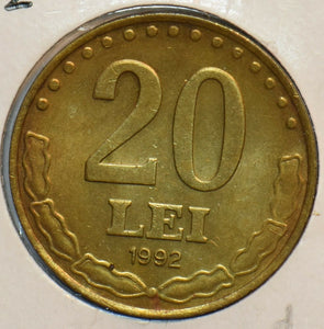 Romania 1992 20 Lei 195971 combine shipping