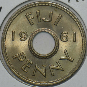 Fiji 1961 Penny 196326 combine shipping