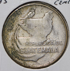 Guatemala 1943 25 Centavos Quetzal animal  150109 combine shipping