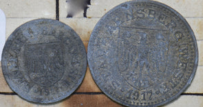 Germany 1917 5/50 Pfennig Arnsberg 293094 combine shipping
