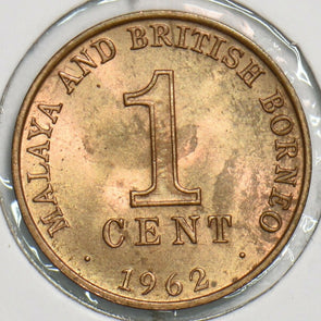 Malaya and British Borneo 1962 Cent 153292 combine shipping