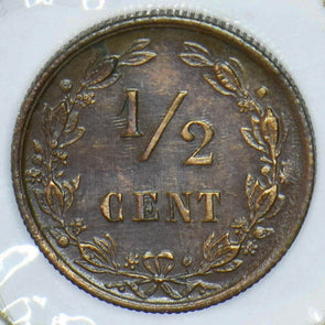 Netherlands 1878 1/2 Cents Lion animal 291333 combine shipping