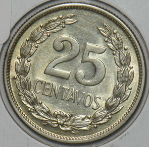El Salvador 1944 25 Centavos 491197 combine shipping