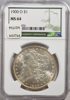 1900-O Morgan Dollar Silver NGC MS64 NG1746