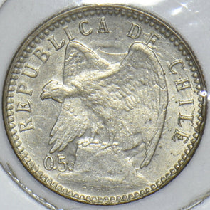 Chile 1907 5 Centavos Condor animal 291191 combine shipping