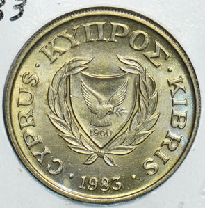 Cyprus 1983 10 Cents BU 198214 combine shipping