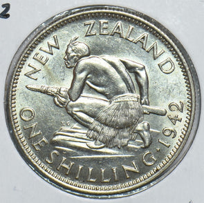 New Zealand 1942 Shilling George VI King Emperor 491493 combine shipping