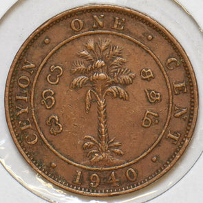 Ceylon 1940 Cent 152735 combine shipping