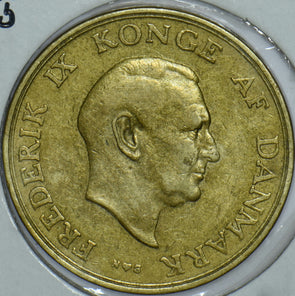 Denmark 1955 Krone Lions animal 290944 combine shipping