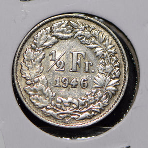 Switzerland 1946 1/2 Franc  900833 combine shipping