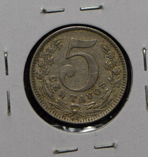 Colombia 1886 5 Centavos 290296 combine shipping
