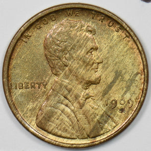 1909-S Lincoln Wheat Cent Choice BU+ R+B U0329