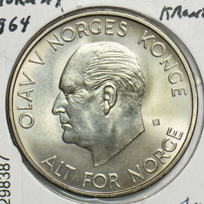 Norway 1964 5 Kroner 298387 combine shipping