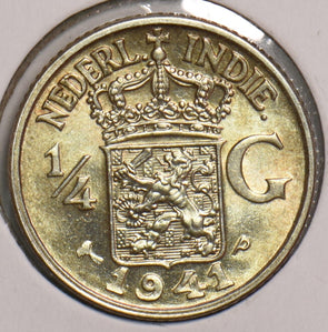 Netherlands East Indies 1941 P 1/4 Gulden 199223 combine shipping