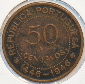 Portugal 1946 50 Centavos 193794 combine shipping