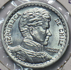 Chile 1956 S Peso BU Y-52 294907 combine shipping