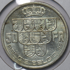 Belgium 1939 50 Francs 490676 combine shipping
