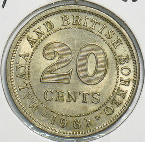 Malaya 1961 20 Cents 0 240824 combine shipping