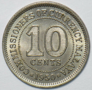 Malaya 1950 10 Cents 296583 combine shipping