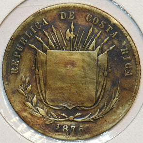 Costa Rica 1875 GW 50 Centavos C0408 combine shipping