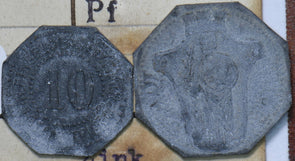 Germany 1919 10/50 Pfennig Trier 293124 combine shipping