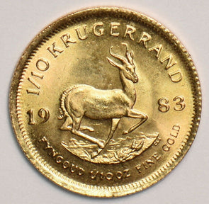 South Africa 1983 1/10 Krugerrand gold 1/10oz gold GL0133 combine shipping