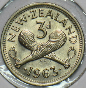 New Zealand 1963 3 Pence 196460 combine shipping