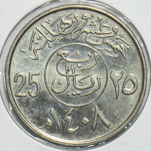 Saudi Arabia 1408 AH 25 Riyals 197319 combine shipping