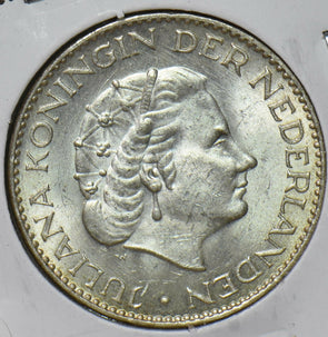 Netherlands 1957 Gulden Lion animal 292469 combine shipping